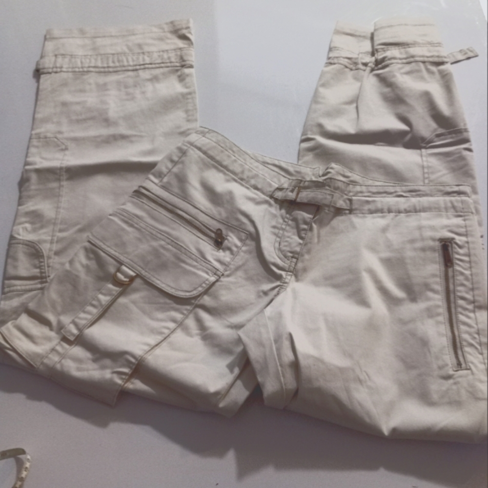 y2k The Limmited Stretch Cargo Retro Pants sz 4